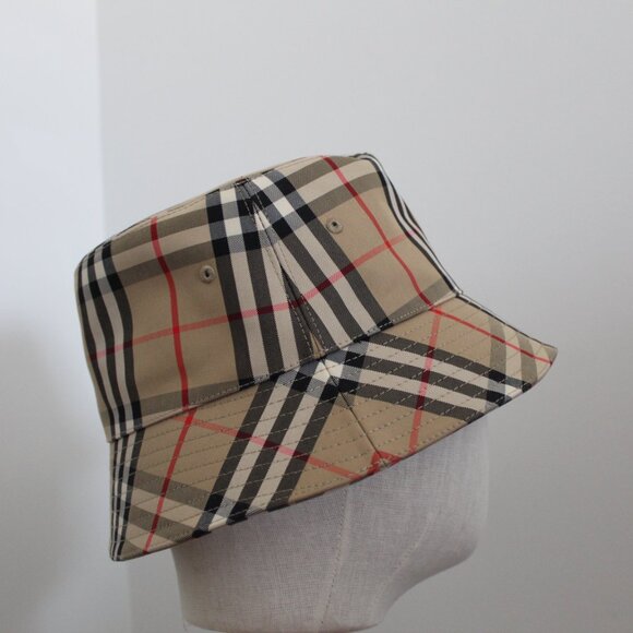 NWT Burberry Heavy Check Bucket Hat L main image 10